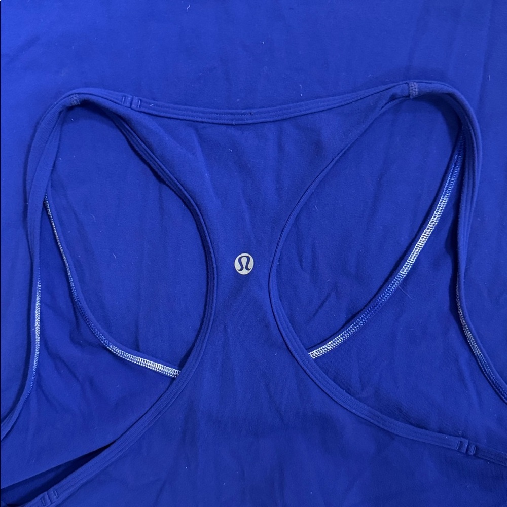 Lululemon Blue Racerback Tank Top - Picture 2 of 3